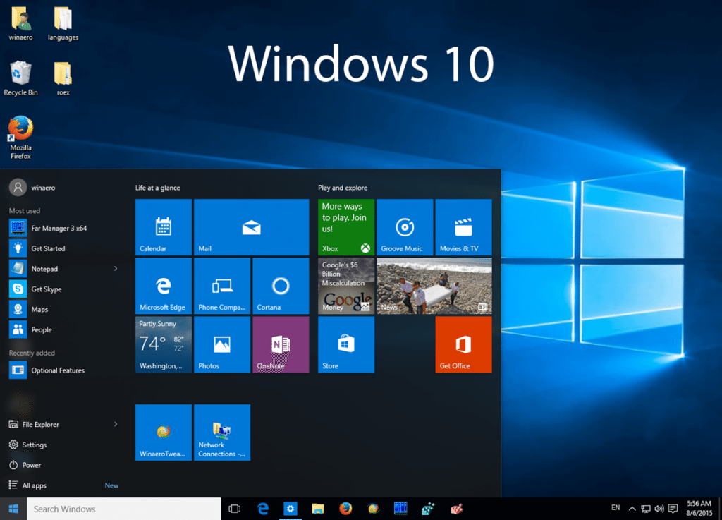 Windows 10 maakt (deels) gebruik van het oude startmenu. U zult merken: dit werkt veel prettiger. Lees snel verder over de nieuwe mogelijkheden.