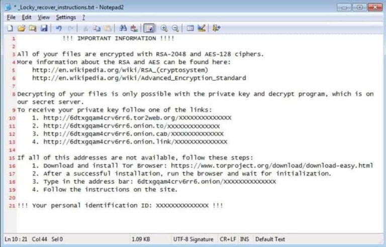 locky virus