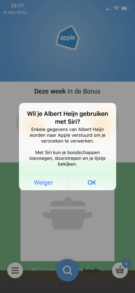 Welkom in 2018! Maak nu uw boodschappenlijstje met Siri. 15 Image uploaded from iOS