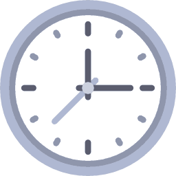 024 circular clock