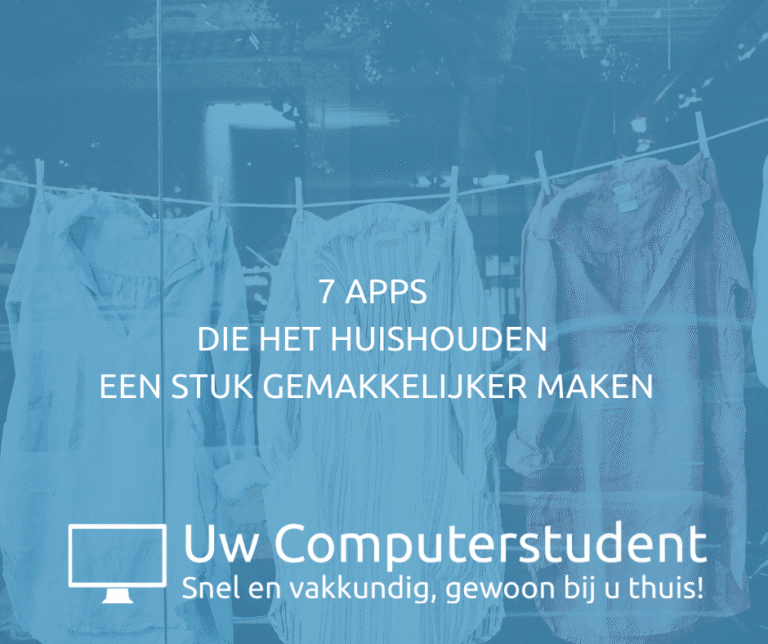 apps die het huishouden een stuk gemakkelijker maken