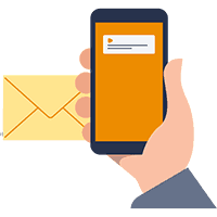 Uw post zien voor het in uw brievenbus ligt? Dat kan met de PostNL app!