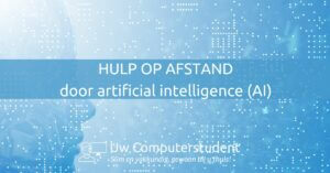 hulp op afstand door artificial intelligence (AI)